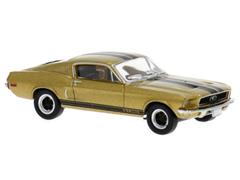 BREKINA #19615 - 1968 Ford Mustang GT 350 Fastback in Gold with Black Stripes