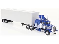 BREKINA #85716 - 1973 Peterbilt 359 in Blue and White