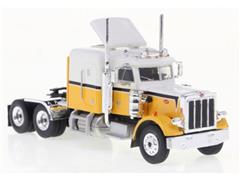 BREKINA #85717 - 1973 Peterbilt 359 in White and Dark Yellow - Cab Only