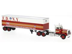 BREKINA #85722 - FDNY - 1973 Peterbilt 359 Ko-SZ