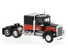 BREKINA #86250 - 1977 Kenworth W 900 in Black and Red - Cab Only