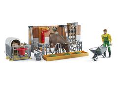 62611 - Bruder Toys Cow Barn Playset