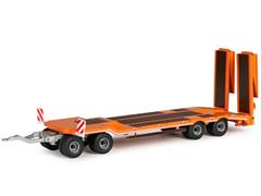 CONRAD #98033-01 - Schwarzmuller Lowboy Trailer 4-Axle with Offset Platform in OrangeFeatures