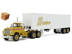 DCP #60-2022-BOX - Mack R-Model Day Cab with 40 Vintage Trailer - Mack 125th Anniversary