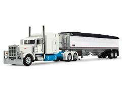 DCP #60-2207 - Peterbilt Model 389 with 63 Mid-Roof Sleeper and 43 Wilson Pacesetter High Sided Grain Trailer - Capitola Trucking
