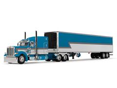 DCP #69-2270 - Peterbilt Model 379 with 63 Mid-Roof Sleeper and 53 Utility Trailer with Reefer - Big Rigs Series II #5