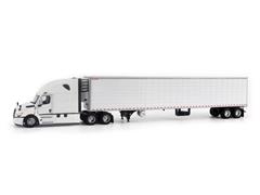 DIECAST MASTERS #71232 - 2025 Freightliner Cascadia Gen-5 Sleep Cab in Blank White with Great Dane Champion 53 Reefer Trailer
