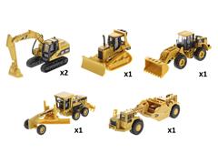 84400A-CASE - Diecast Masters 1 87 Caterpillar Diecast Models Assortment 6