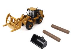 DIECAST MASTERS #84681CS - Caterpillar 950M Wheel Loader with Log Fork and Log Load