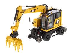 85661 - Diecast Masters Caterpillar M323F Railroad Wheeled Excavator