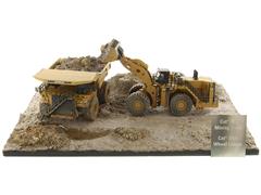85762 - Diecast Masters Weathered Caterpillar 994K Wheel Loader and CAT
