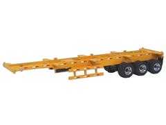DIECAST MASTERS #91024B - Skeleton Trailer with Safety Guardsin Yellow