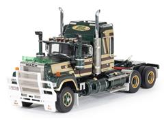 DRAKE #Z88012 - John Flynn - Mack Bicentennial Super-Liner Semi Truck with Sleeper Cab in Green and Gold - Cab Only