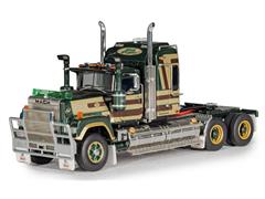 DRAKE #Z88013 - John Stuart - Mack Bicentennial Super-Liner Semi Truck with Sleeper Cab in Green and Gold - Cab Only
