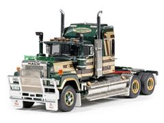 DRAKE #Z88016 - Governor Phillip - Mack Bicentennial Super-Liner Semi Truck with Sleeper Cab in Green and Gold - Cab Only