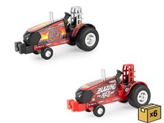 ERTL #37917E-CASE - Case IH - Puller Tractor Assortment Series 5 - 12 Pieces in a Non-Returnable Factory-Sealed Case