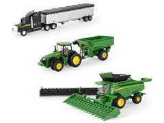 45955 - ERTL Toys John Deere Grain Harvesting Playset LP84534