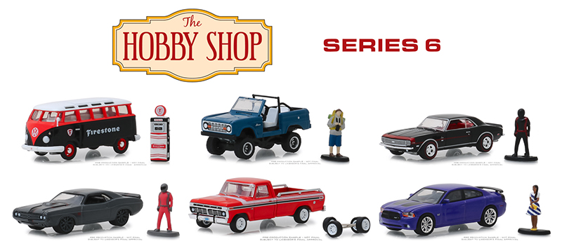  Greenlight  Diecast The Hobby Shop  Series 6 6 Piece