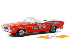 Greenlight Diecast 1971 Dodge Challenger Convertible 55th Indianapolis 500