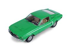 GREENLIGHT #13708 - 1968 Ford Mustang Fastback in Poppy Green - West Coast USA Special Edition - Ford Rainbow of Colors