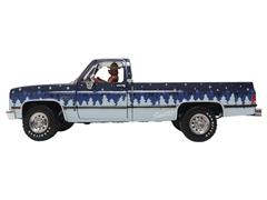 GREENLIGHT #13714 - 1971 Chevrolet C-10 Pickup Truck with Smokey Bear Figure - Stars Stripes Special Edition