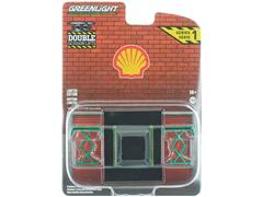 16160-C-SP - Greenlight Diecast Shell Oil Automotive Double Scissor Lift SPECIAL