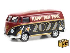 30319-CASE - Greenlight Diecast New Year 2022 Volkswagen Type 2 Panel