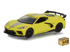 30321-CASE - Greenlight Diecast 2022 Chevrolet Corvette C8 Stingray Coupe