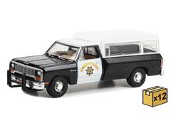 30414-CASE - Greenlight Diecast California Highway Patrol 1985 Dodge