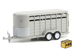 30424-MASTER - Greenlight Diecast 14 Livestock Trailer