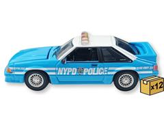 GREENLIGHT #30527-CASE - NYPD - 1987 Ford Mustang New York City Police Department