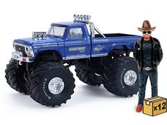 GREENLIGHT #30544-CASE - Bigfoot #1 - 1979 Ford F-250 Monster Truck with Scale Bob Chandler Standing Figure - 12 Pieces in a
