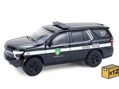 GREENLIGHT #30549-CASE - Dover Police 100th Anniversary - 2024 Chevrolet Tahoe - 12 Pieces in a Non-Returnable Factory-Sealed Case