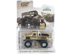 GREENLIGHT #30552-SP - Bigfoot #1 50th Anniversary - 1974 Ford F-250 Monster Truck in Chrome Gold