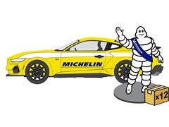 GREENLIGHT #30559-CASE - 2024 Ford Mustang GT with Michelin Man Figure