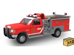 GREENLIGHT #30580-CASE - 1990 Ford F-350 Mini Pumper Fire Truck - Heroico Cuerpo de Bomberos Distrito Federal Mexico
