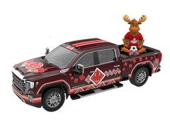 GREENLIGHT #30590 - 2022 GMC Sierra 3500 HD - Canada Tribute with Moose Figurine - International Soccer Celebration