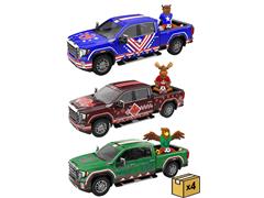 GREENLIGHT #30606-CASE - International Soccer Celebration - 2022 GMC Sierra 3500 HD with Figurine Assortment - International Soccer Celebration