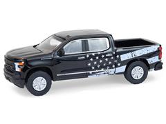 35300-F - Greenlight Diecast 2023 Chevrolet Silverado Stars Stripes