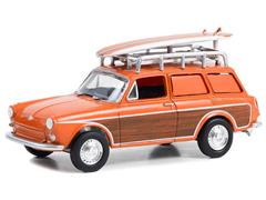 Greenlight Diecast 1963 Volkswagen Type 3 Panel Van Woody