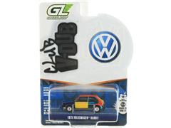 GREENLIGHT #36120-E-SP1 - 1975 Volkswagen Rabbit Harlequin Tribute in Blue Chrome