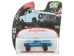 GREENLIGHT #37330-B-SP1 - 1967 Ford F-100 Custom Pickup Truck Palm Beach 2024 in Blue Chrome