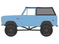 37330-F - Greenlight Diecast 1972 Ford Bronco Custom SUV