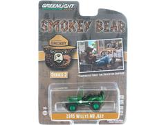 38040-A-SP - Greenlight Diecast 1945 Willys MB Jeep Forest Fire