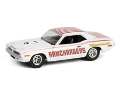 41170-D - Greenlight Diecast Ramchargers 1970 Plymouth Hemi Cuda Running on