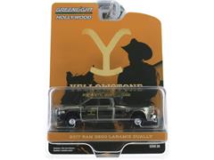 GREENLIGHT #44980-F-SP2 - Yellowstone Dutton Ranch - John Duttons 2017 Ram 3500 Laramie Dually Pickup in Black - Yellowstone TV Series 2018-Curren