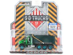GREENLIGHT #45190-C-SP2 - New York City Department of Park Recreation - 2019 Mack Dump Truck in Green Chrome with Blue Chrome Rims