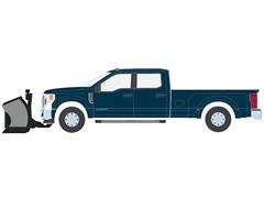 GREENLIGHT #46170-F - 2022 Ford F-450 with Snow Plow in Antimatter Blue