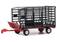 48080-F - Greenlight Diecast Bale Throw Wagon