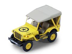 GREENLIGHT #61060-A - 1942 Willys MB Jeep in Mustard Brown - U S Army Air Forces